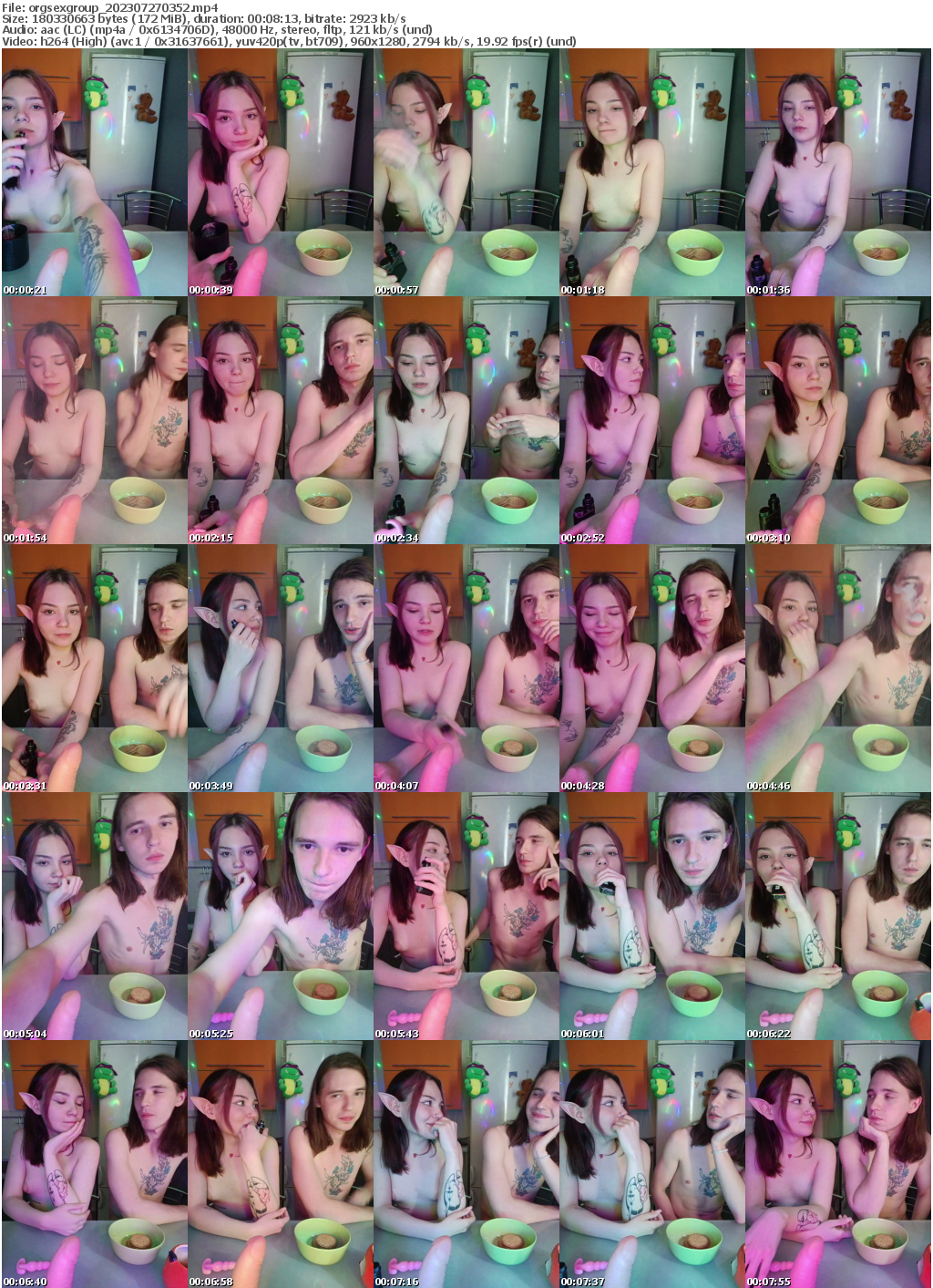 Preview thumb from orgsexgroup on 2023-07-27 @ bongacams