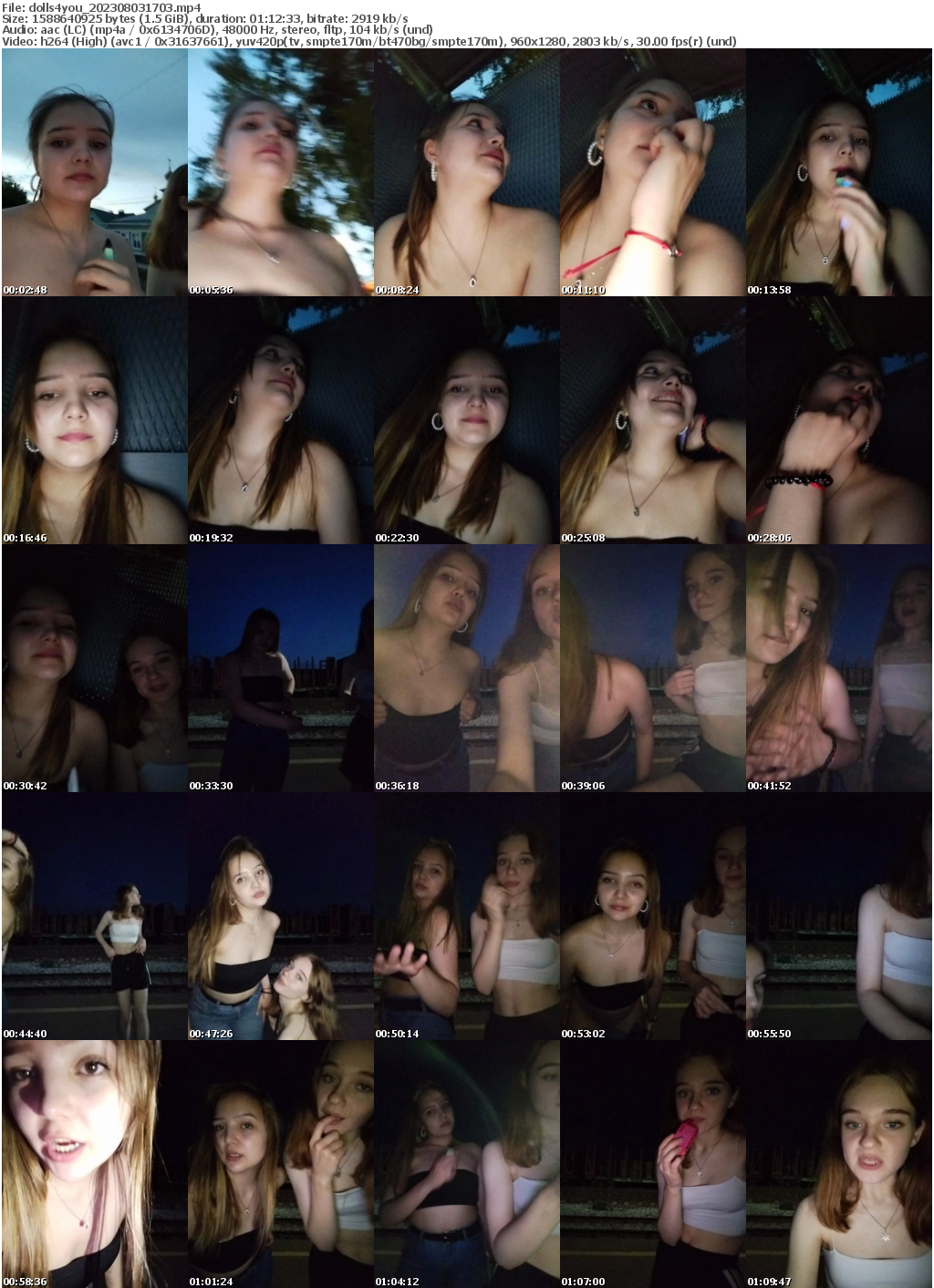 Preview thumb from dolls4you on 2023-08-03 @ bongacams