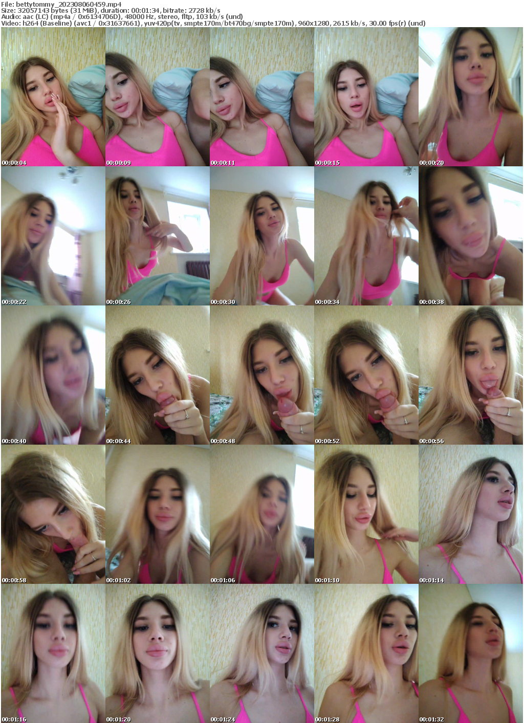 Preview thumb from bettytommy on 2023-08-06 @ bongacams