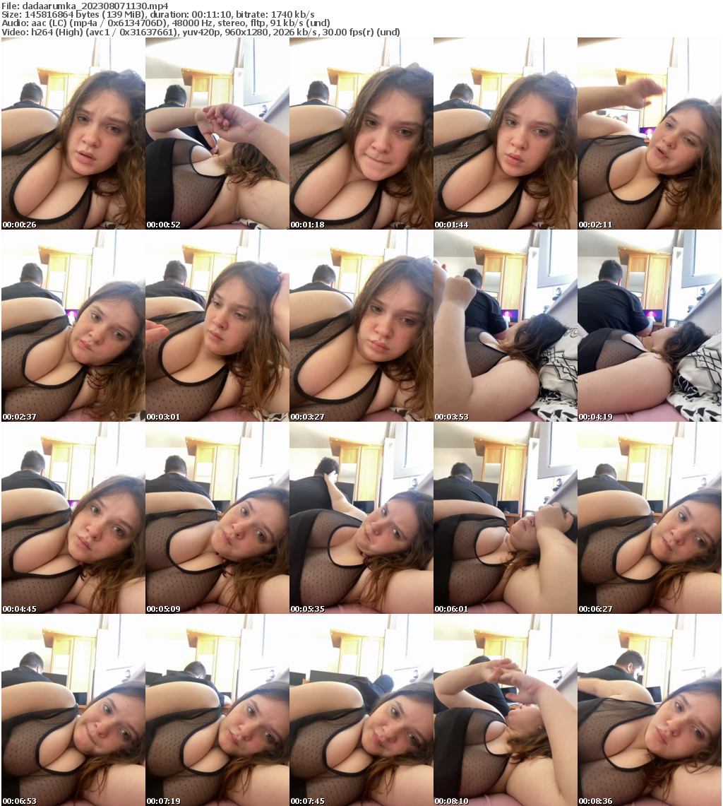 Preview thumb from dadaarumka on 2023-08-07 @ bongacams