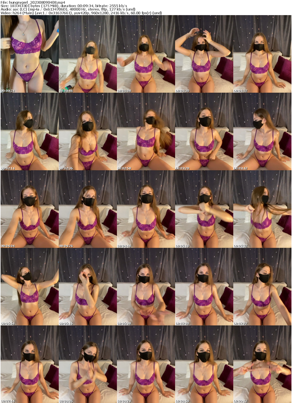 Preview thumb from hungrygerl on 2023-08-09 @ bongacams