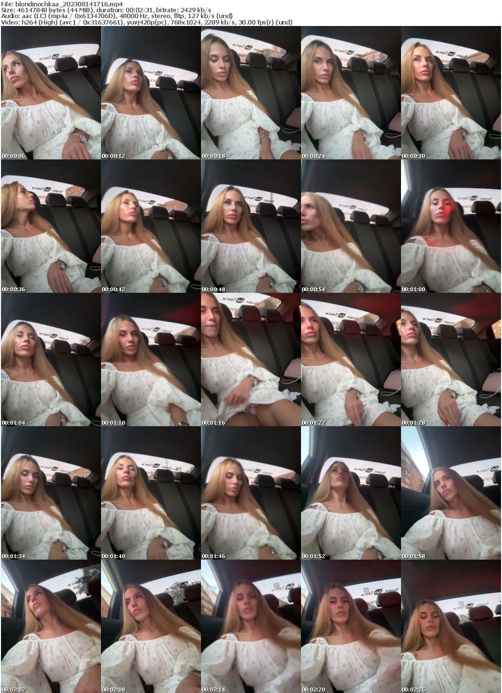 Preview thumb from blondinochkaa on 2023-08-14 @ bongacams