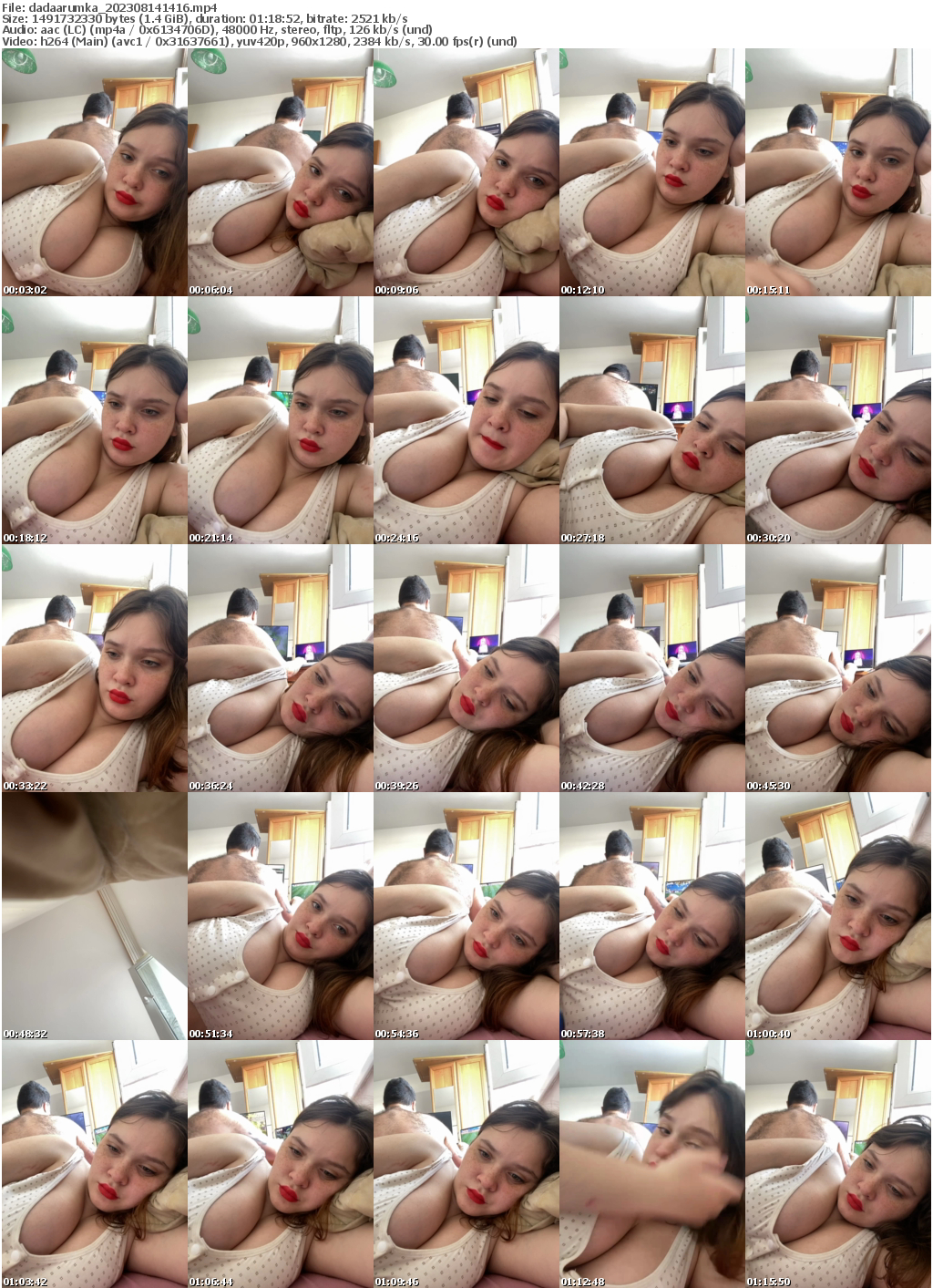 Preview thumb from dadaarumka on 2023-08-14 @ bongacams