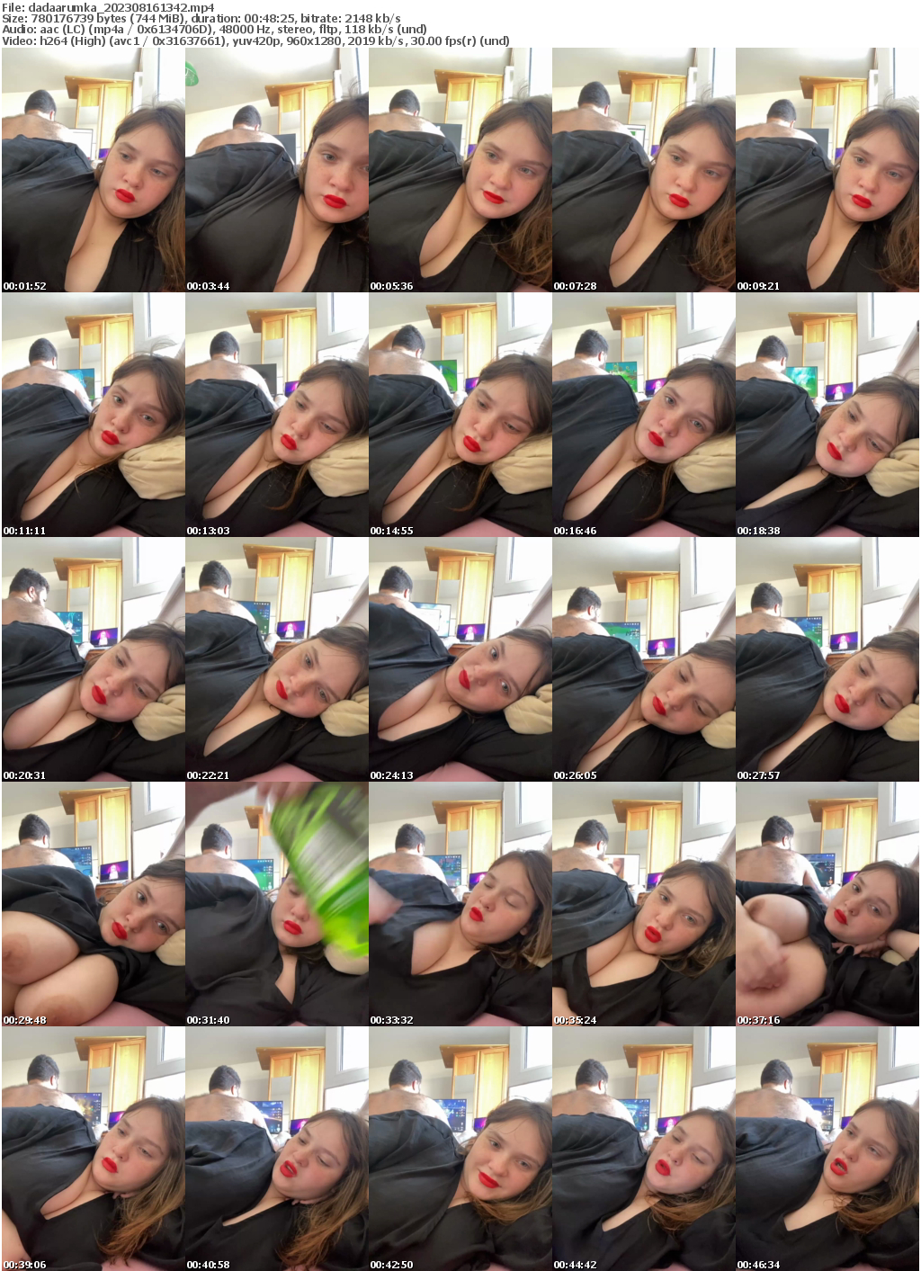 Preview thumb from dadaarumka on 2023-08-16 @ bongacams