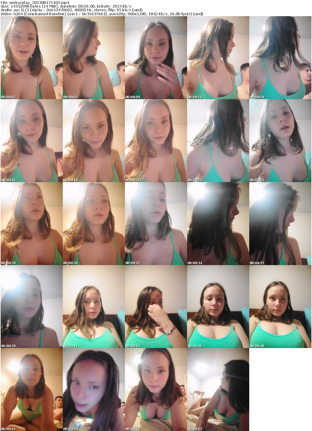 Preview thumb from mekazylaa on 2023-08-17 @ bongacams