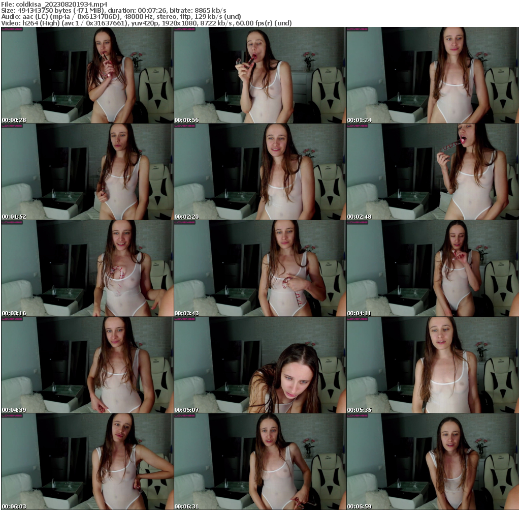Preview thumb from coldkisa on 2023-08-20 @ bongacams