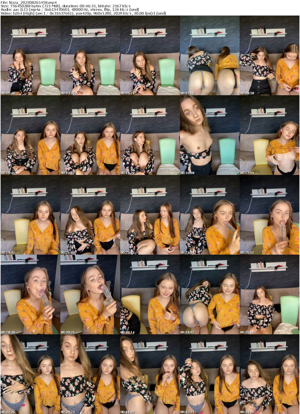 Preview thumb from liizza on 2023-08-26 @ bongacams