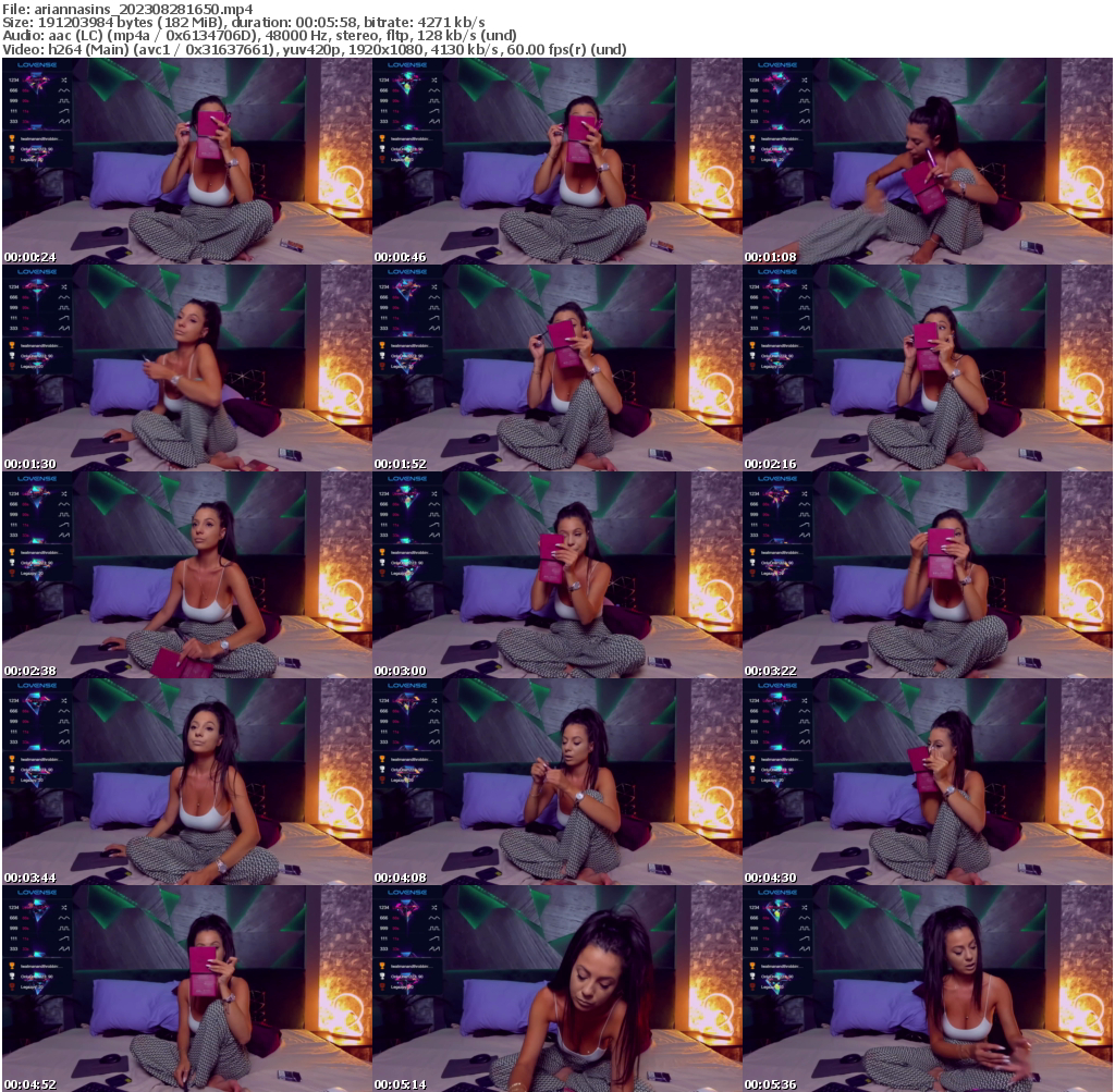 Preview thumb from ariannasins on 2023-08-28 @ bongacams