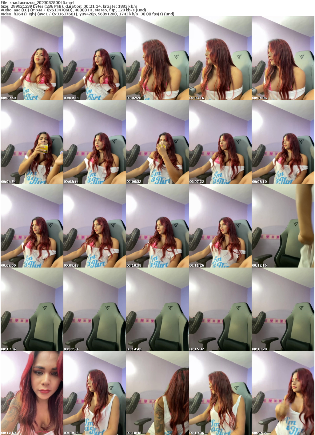 Preview thumb from shadiaorozco on 2023-08-28 @ bongacams