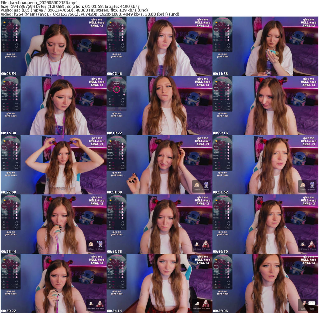 Preview thumb from karolinaqueen on 2023-08-30 @ bongacams