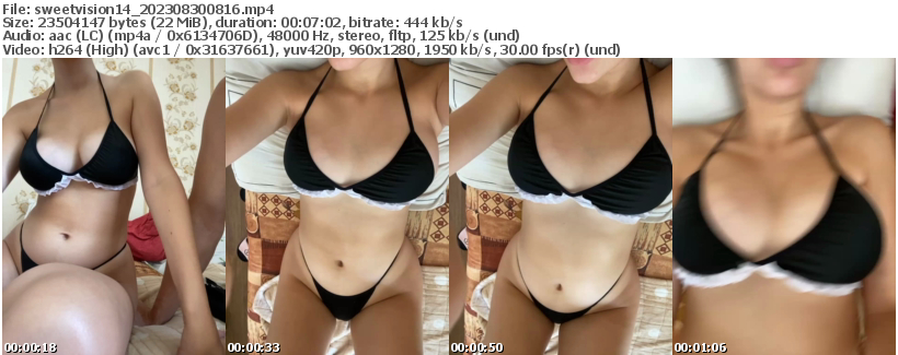 Preview thumb from sweetvision14 on 2023-08-30 @ bongacams
