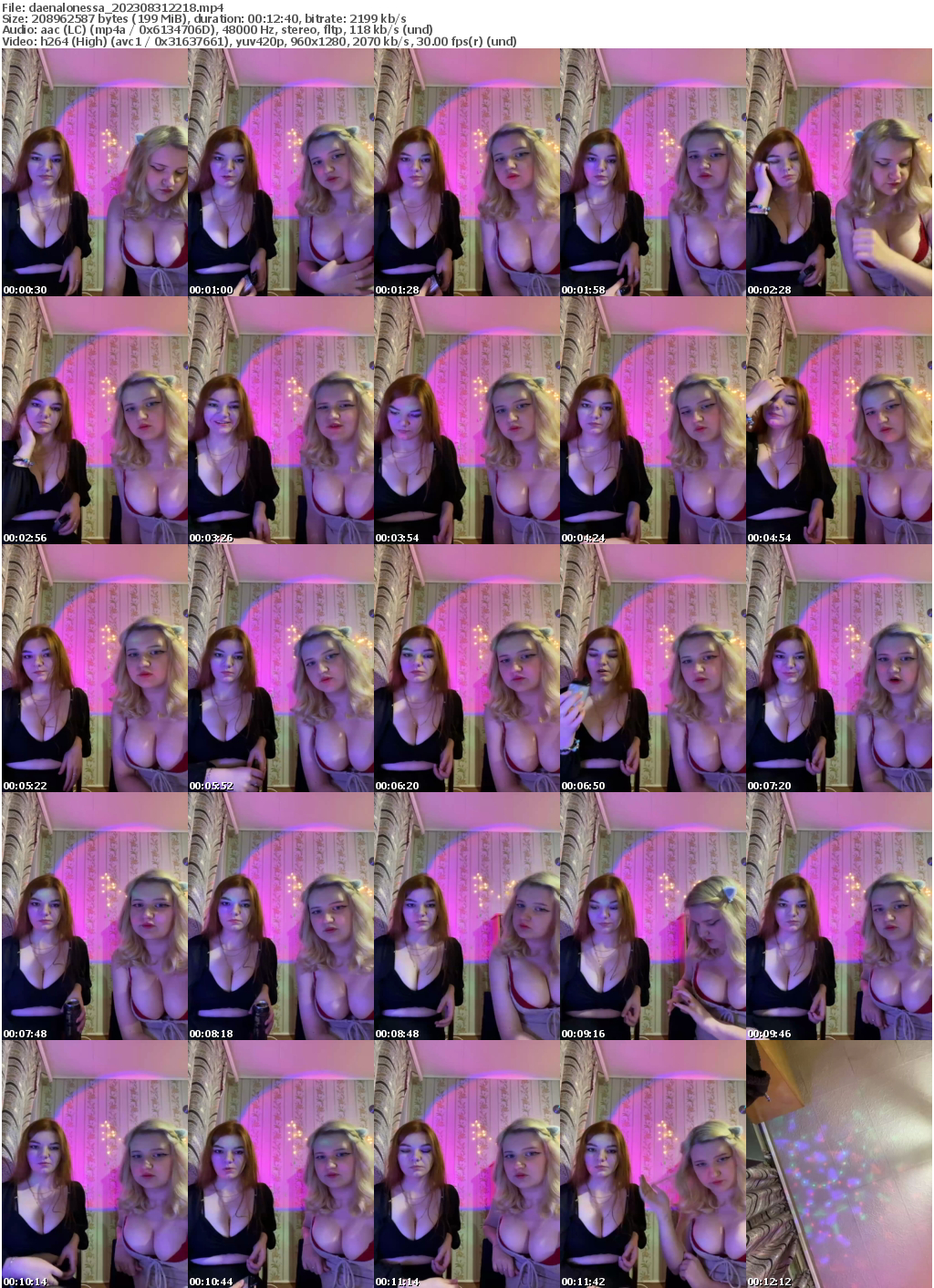 Preview thumb from daenalonessa on 2023-08-31 @ bongacams