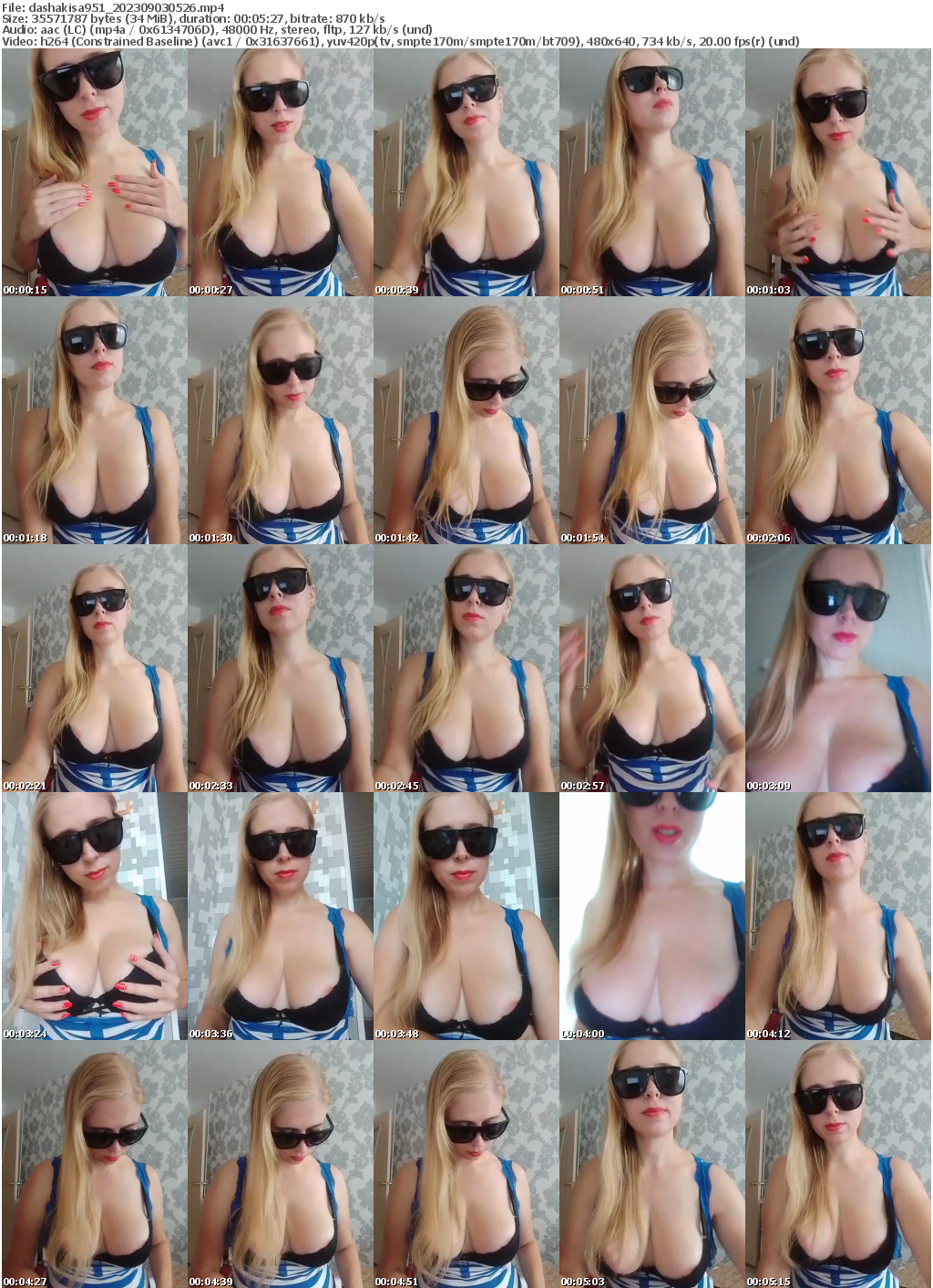 Preview thumb from dashakisa951 on 2023-09-03 @ bongacams