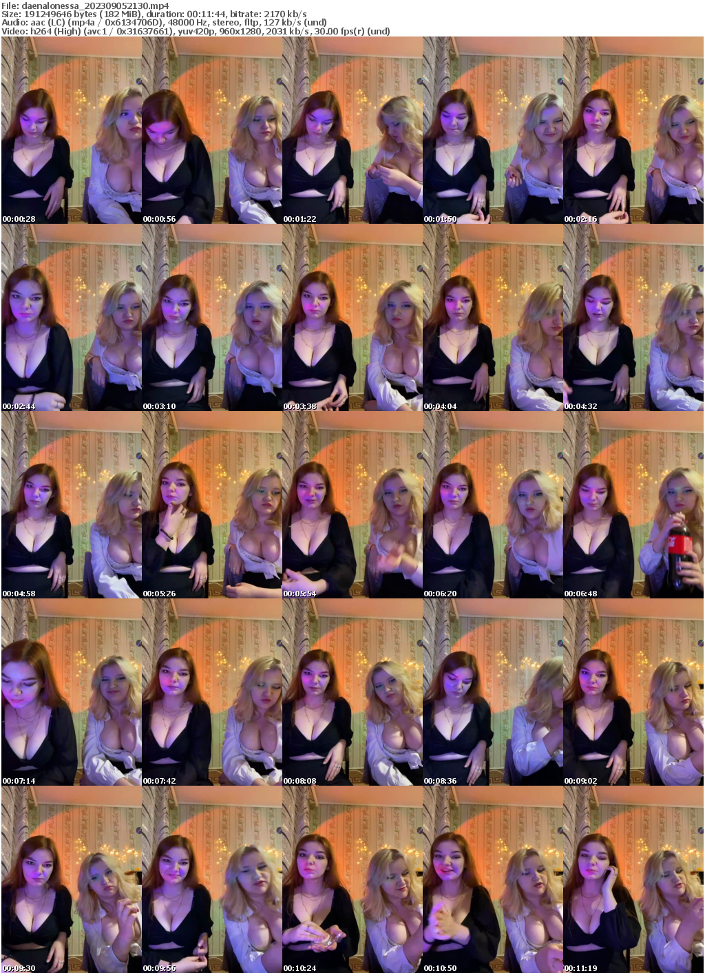 Preview thumb from daenalonessa on 2023-09-05 @ bongacams