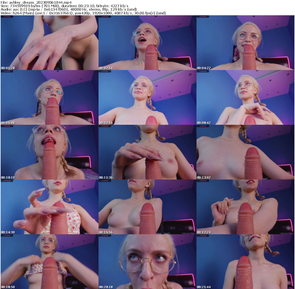 Preview thumb from ashley_dream on 2023-09-06 @ bongacams
