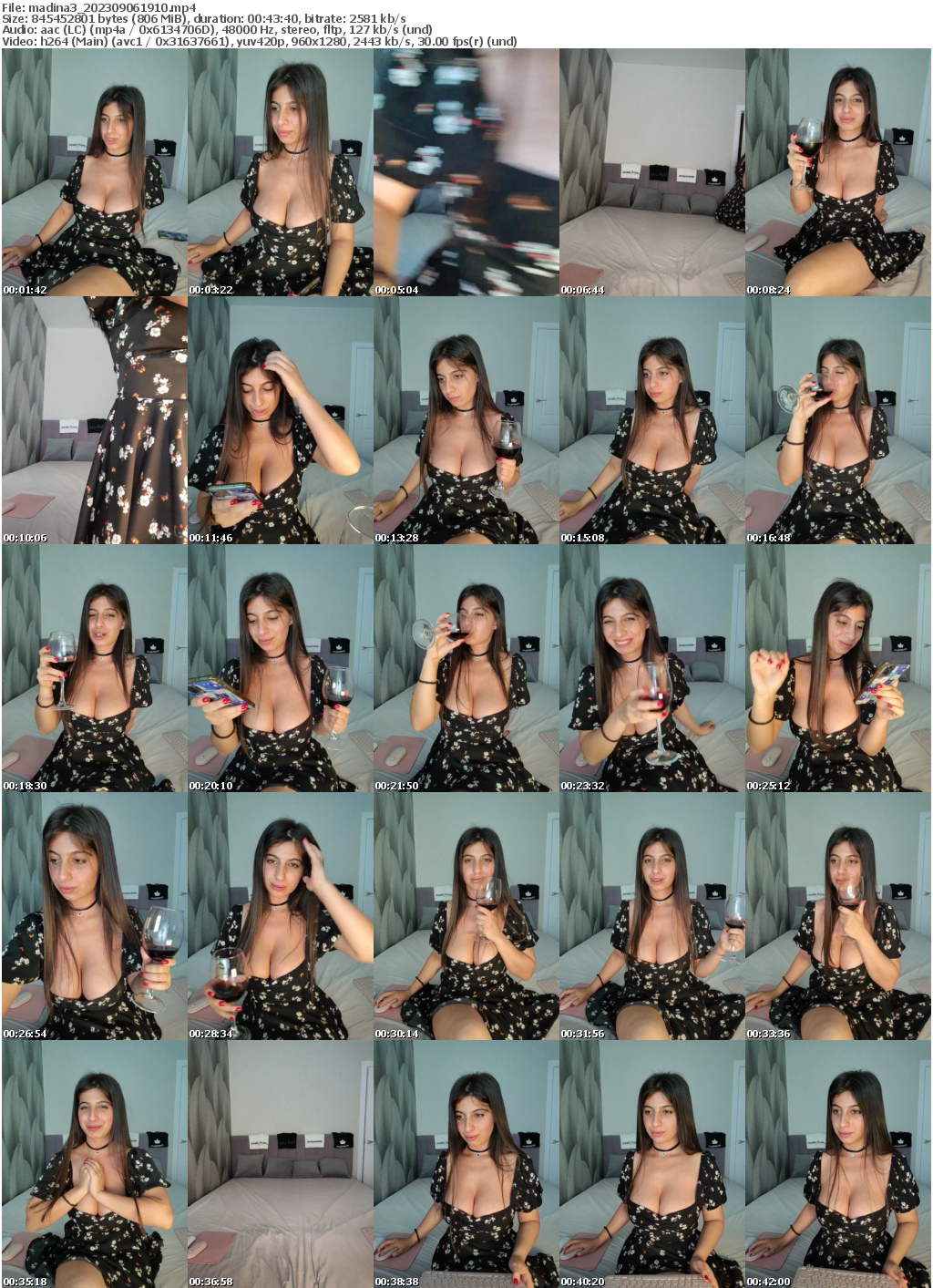 Preview thumb from madina3 on 2023-09-06 @ bongacams