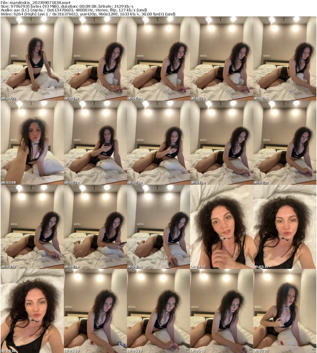 Preview thumb from marykiskis on 2023-09-07 @ bongacams