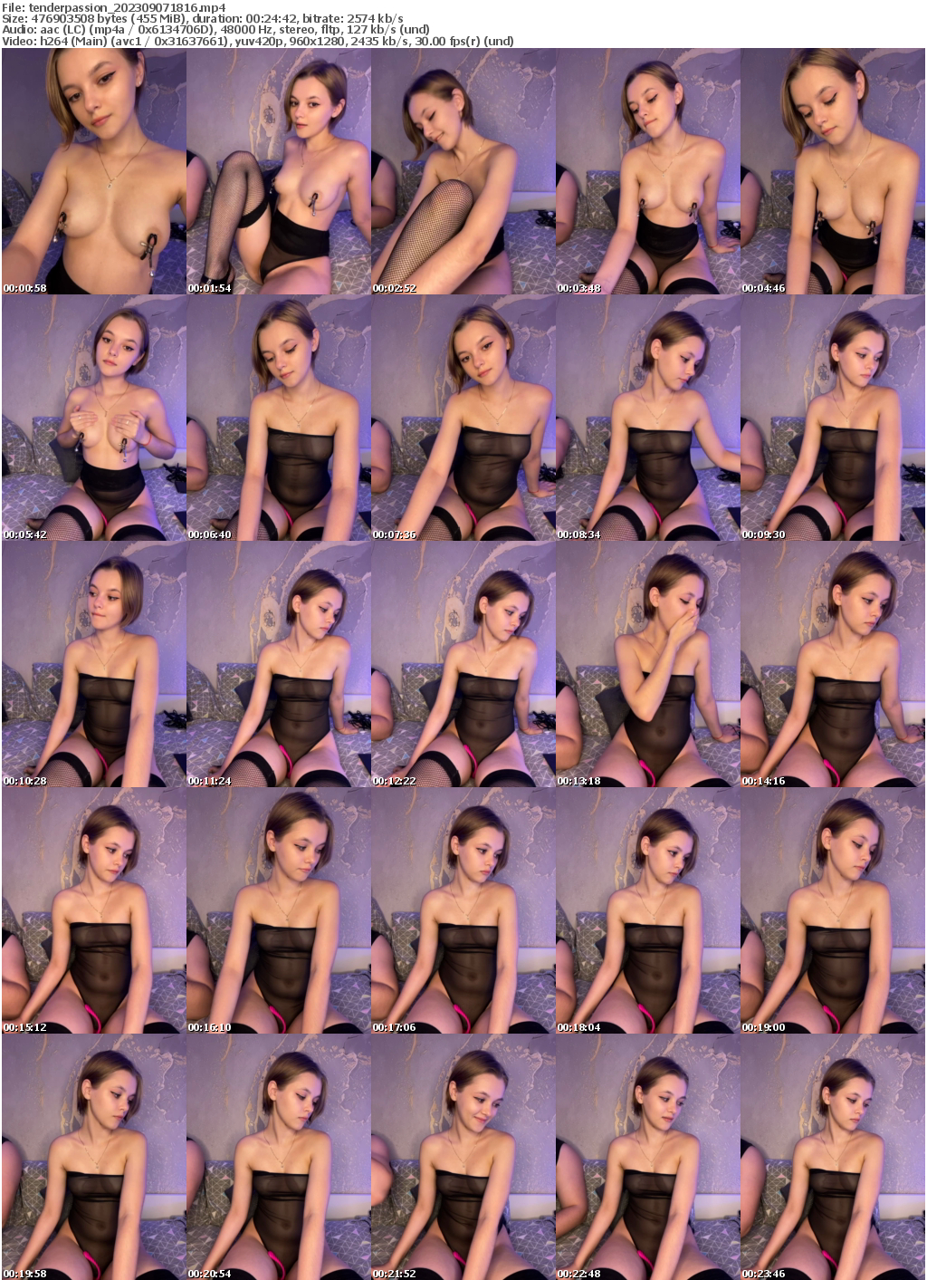 Preview thumb from tenderpassion on 2023-09-07 @ bongacams