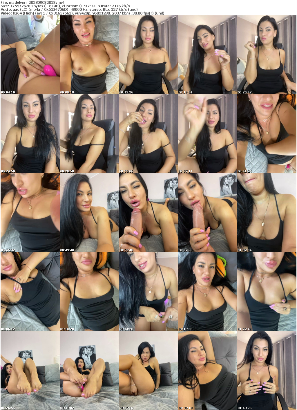 Preview thumb from madelynn on 2023-09-08 @ bongacams