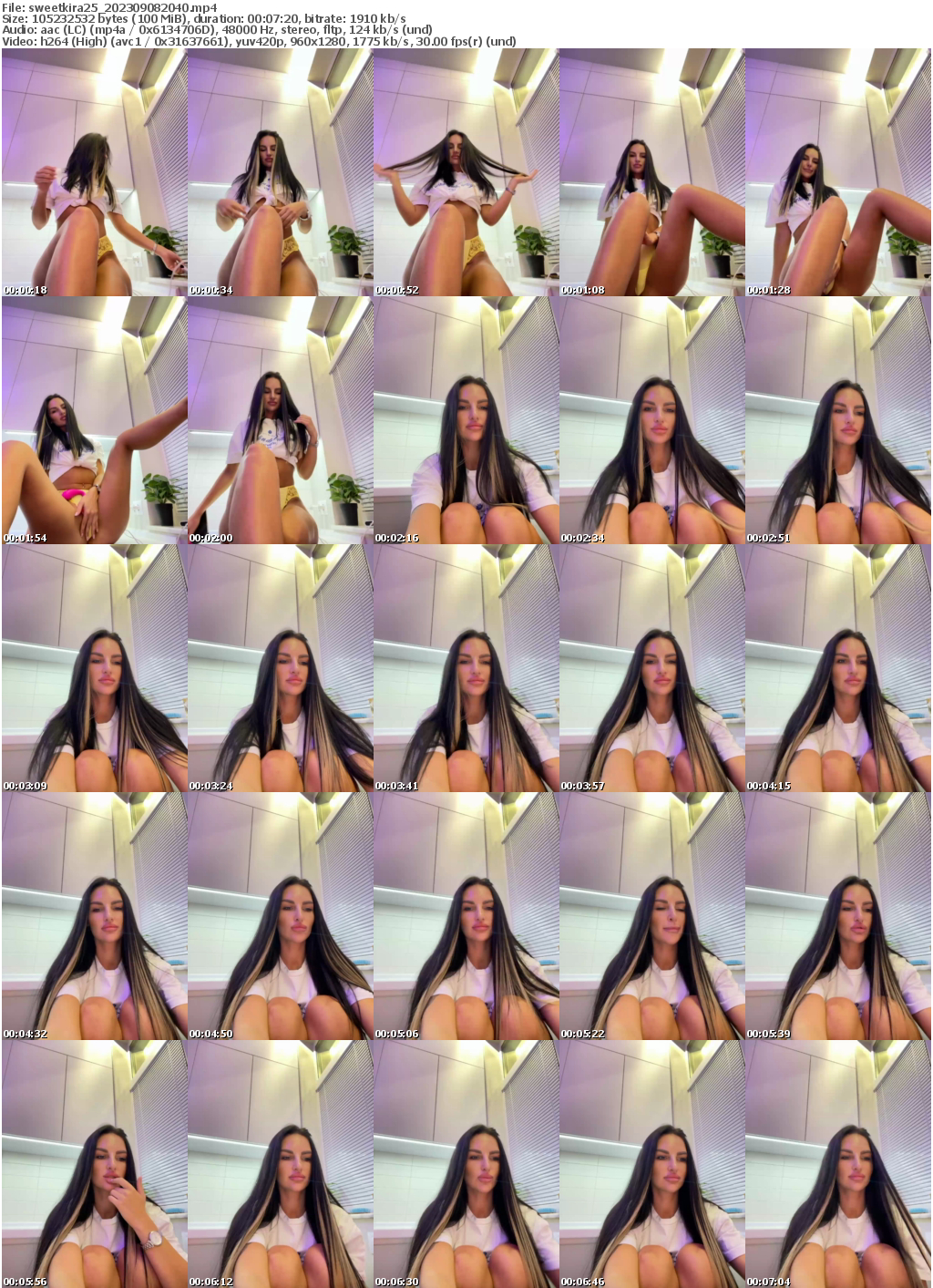 Preview thumb from sweetkira25 on 2023-09-08 @ bongacams