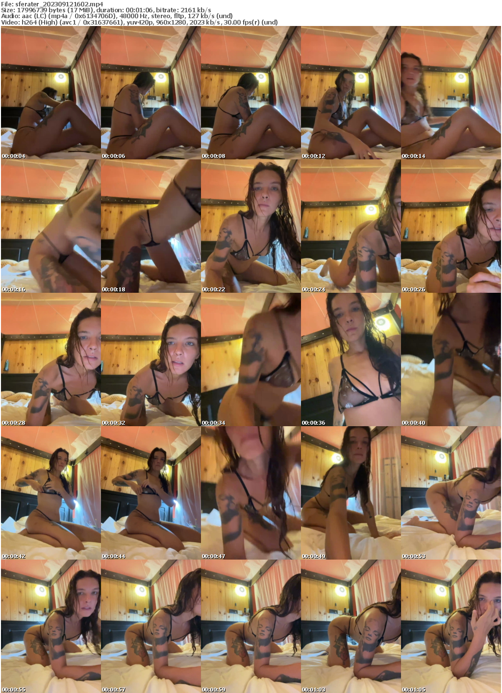 Preview thumb from sferater on 2023-09-12 @ bongacams