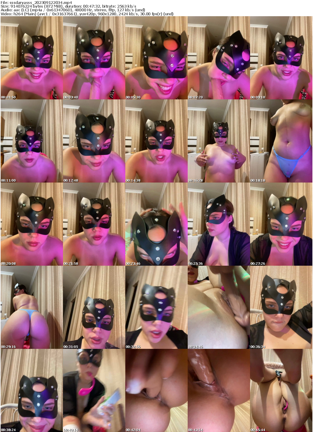 Preview thumb from sssdaryasss on 2023-09-12 @ bongacams