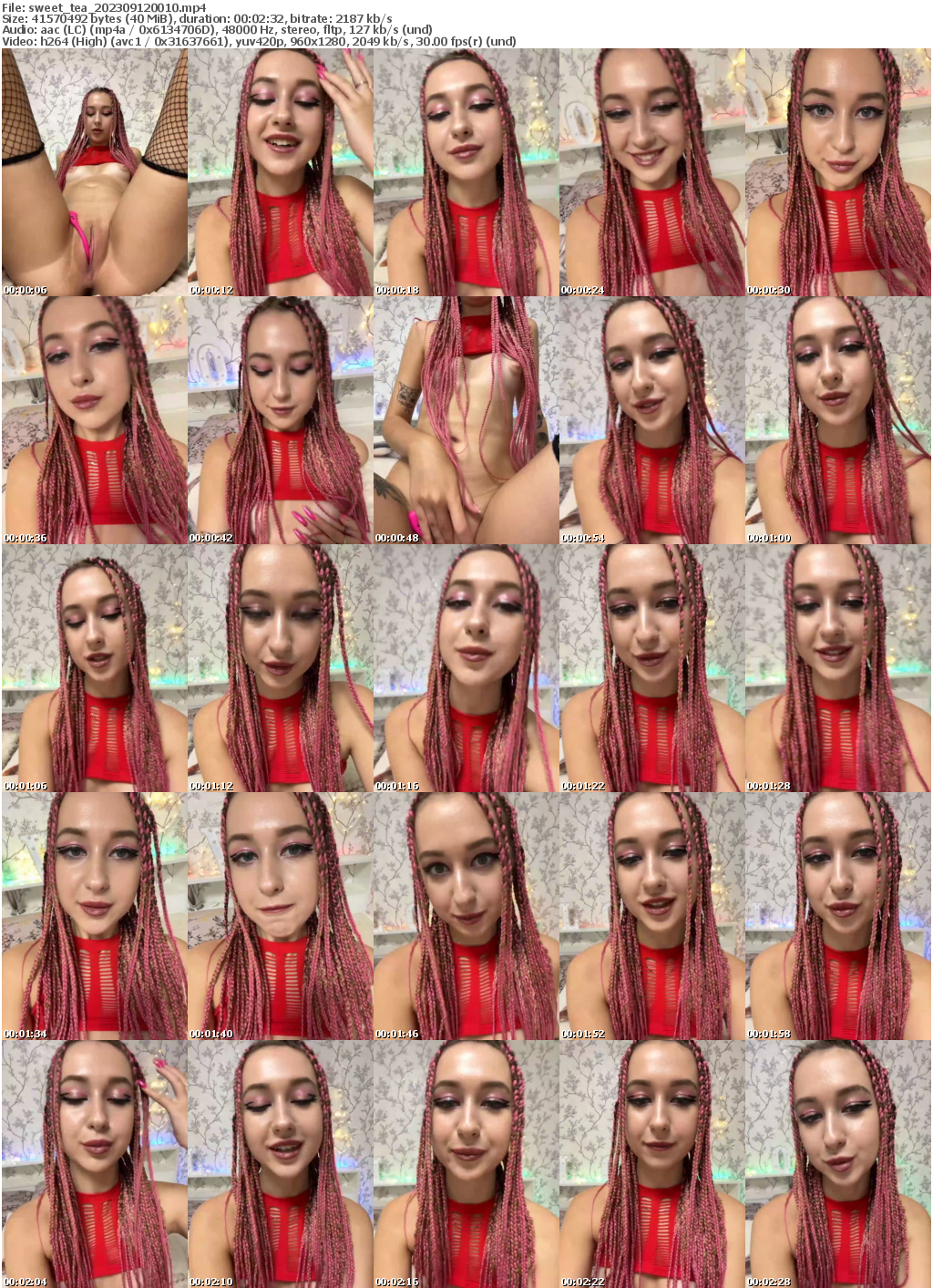 Preview thumb from sweet_tea on 2023-09-12 @ bongacams