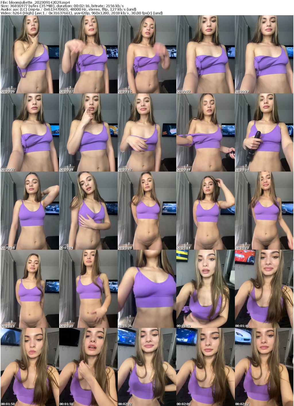 Preview thumb from bloomjuliette on 2023-09-14 @ bongacams