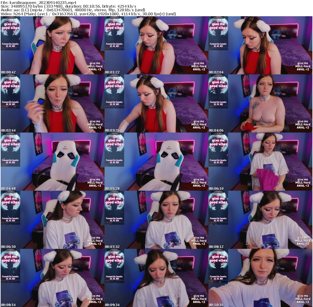 Preview thumb from karolinaqueen on 2023-09-14 @ bongacams