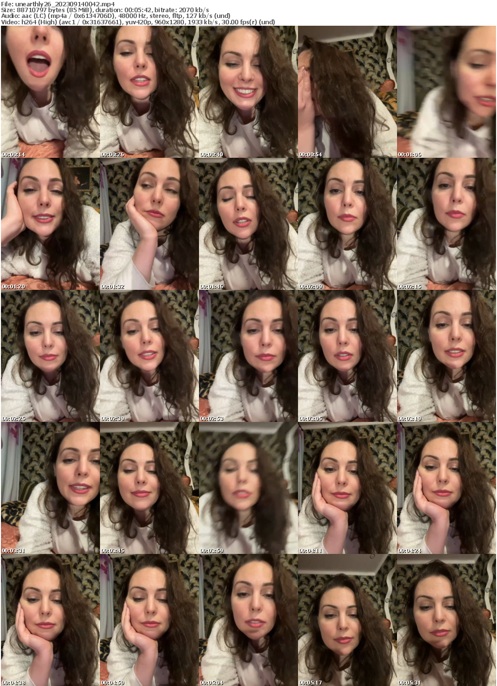 Preview thumb from unearthly26 on 2023-09-14 @ bongacams