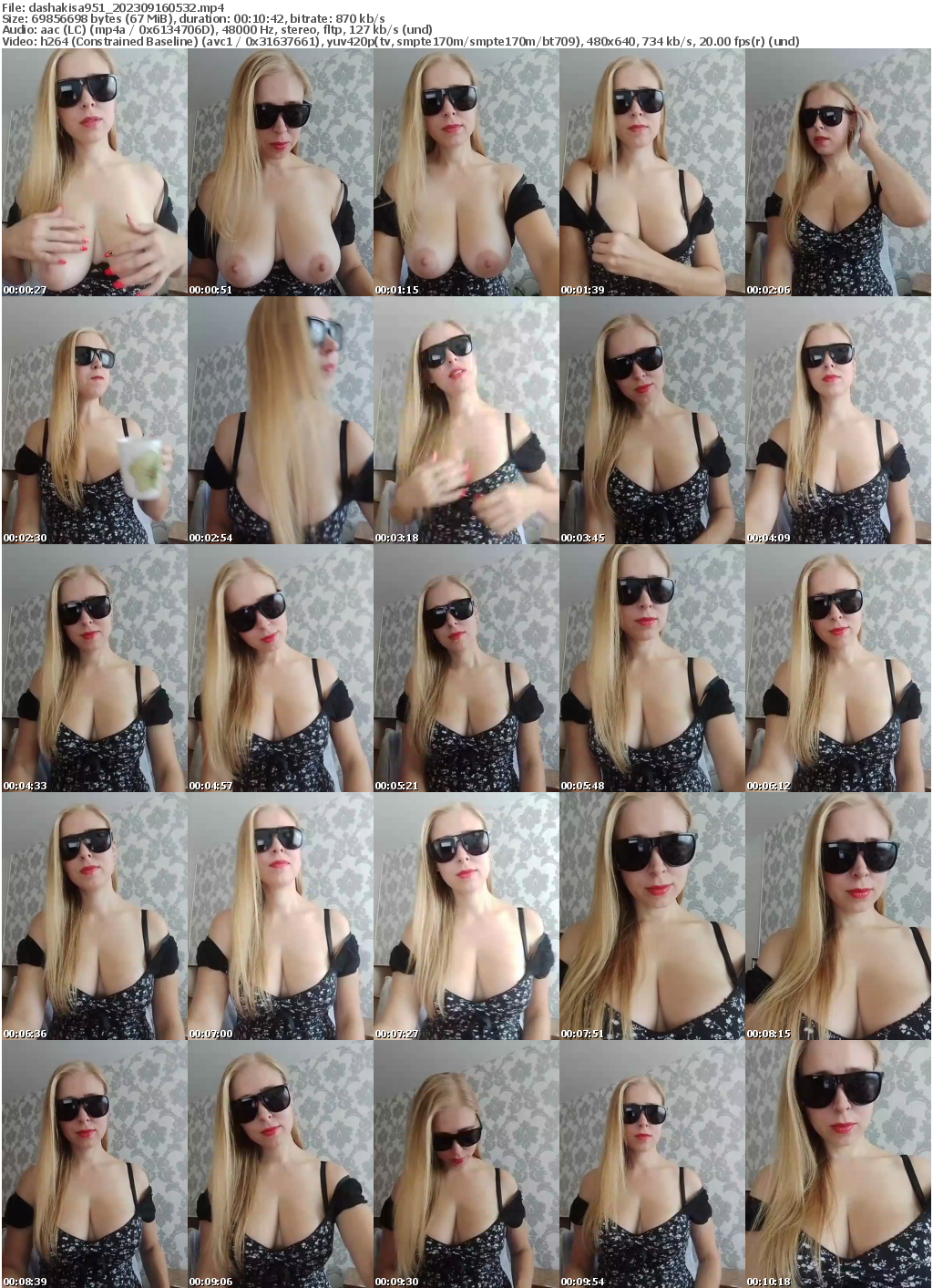 Preview thumb from dashakisa951 on 2023-09-16 @ bongacams