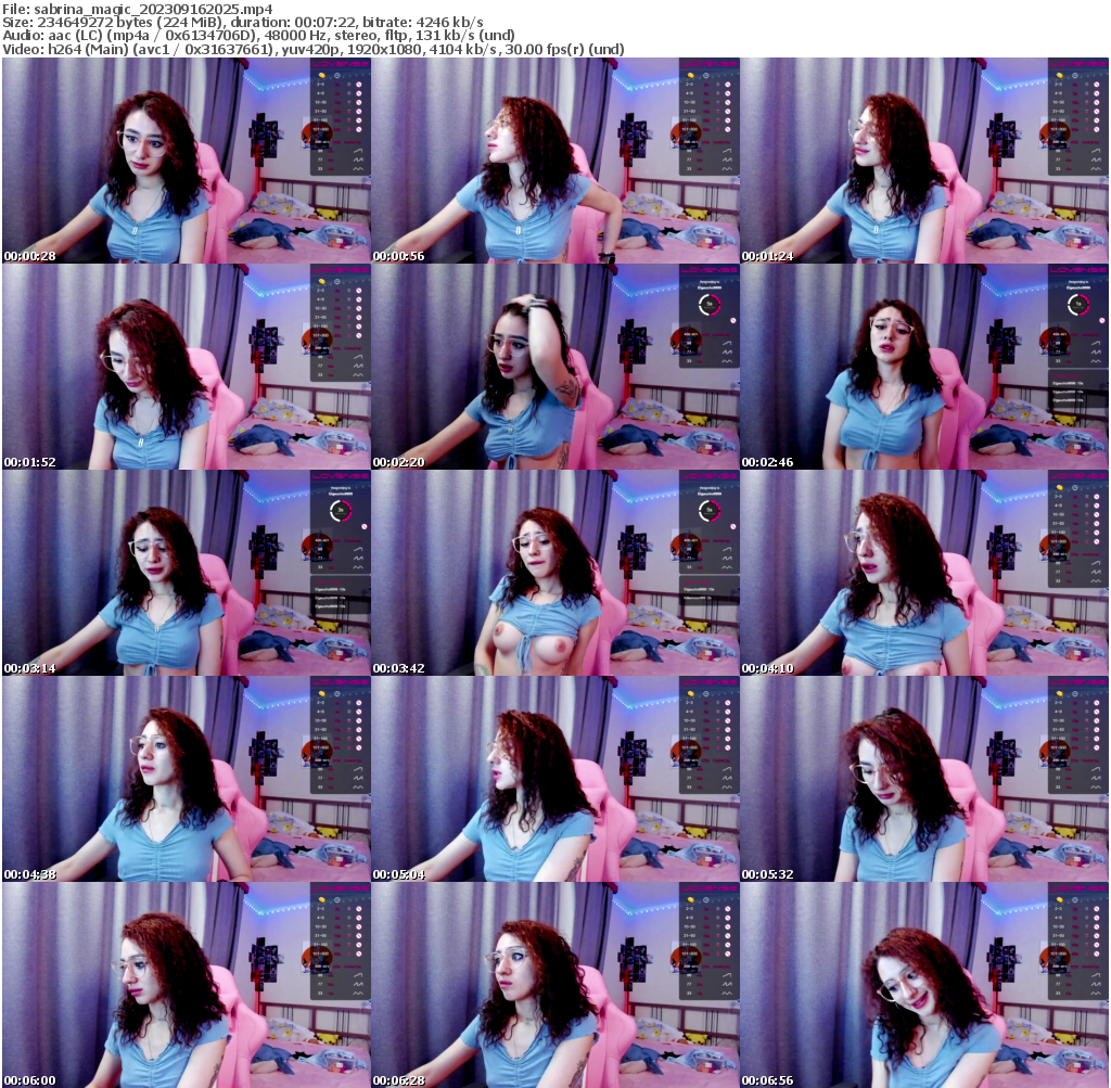 Preview thumb from sabrina_magic on 2023-09-16 @ bongacams
