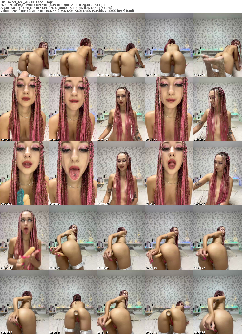 Preview thumb from sweet_tea on 2023-09-17 @ bongacams