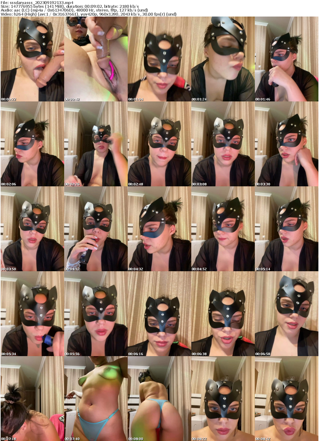 Preview thumb from sssdaryasss on 2023-09-19 @ bongacams