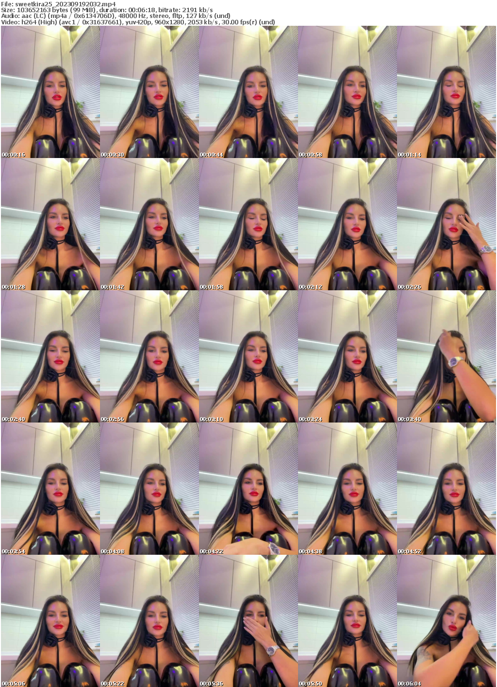 Preview thumb from sweetkira25 on 2023-09-19 @ bongacams