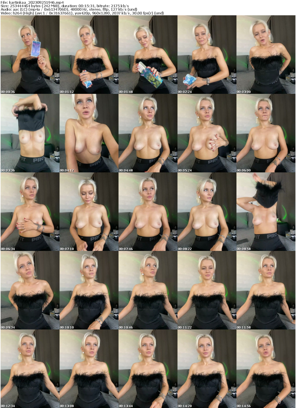 Preview thumb from kartinkaa on 2023-09-25 @ bongacams