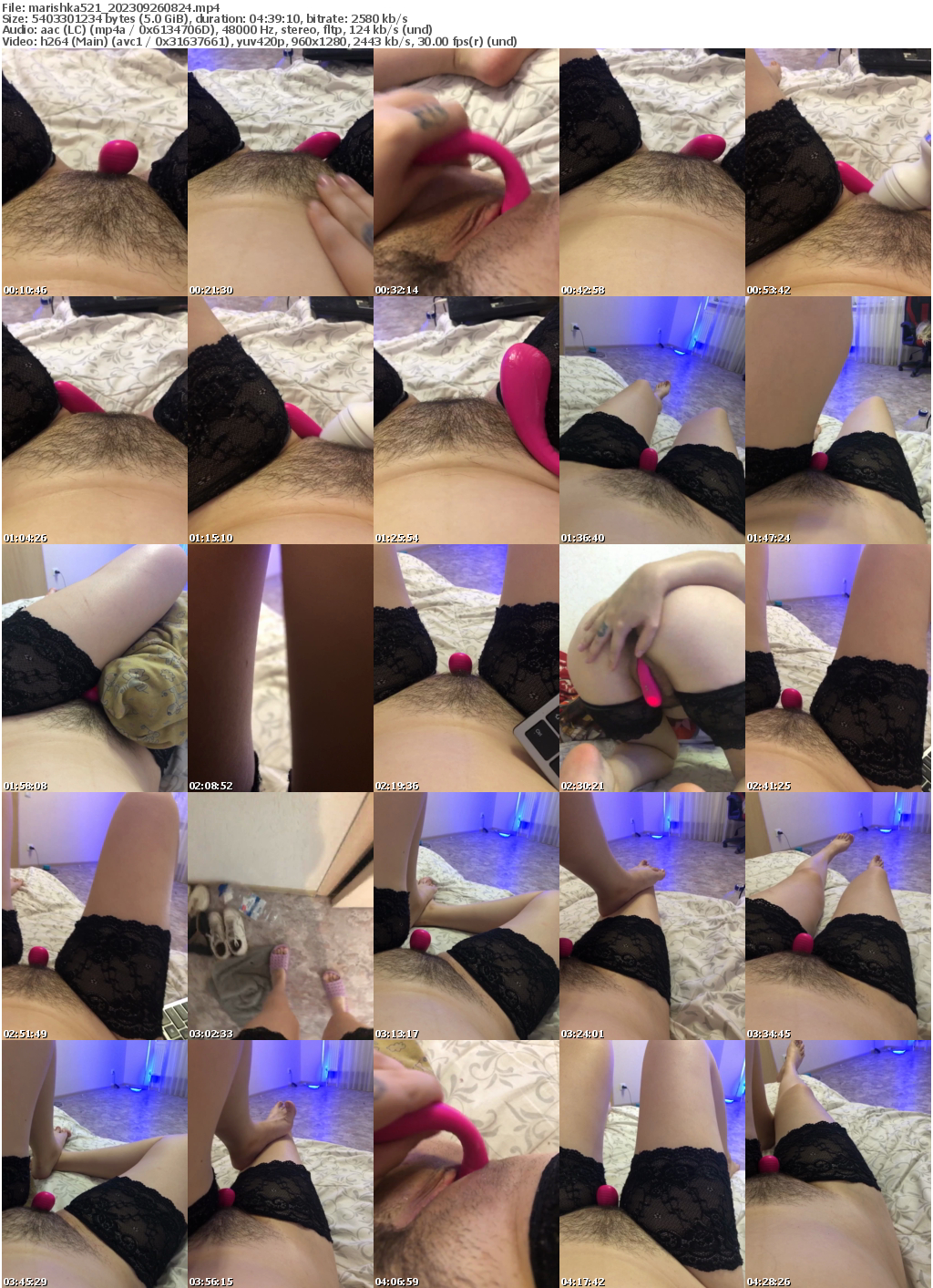 Preview thumb from marishka521 on 2023-09-26 @ bongacams