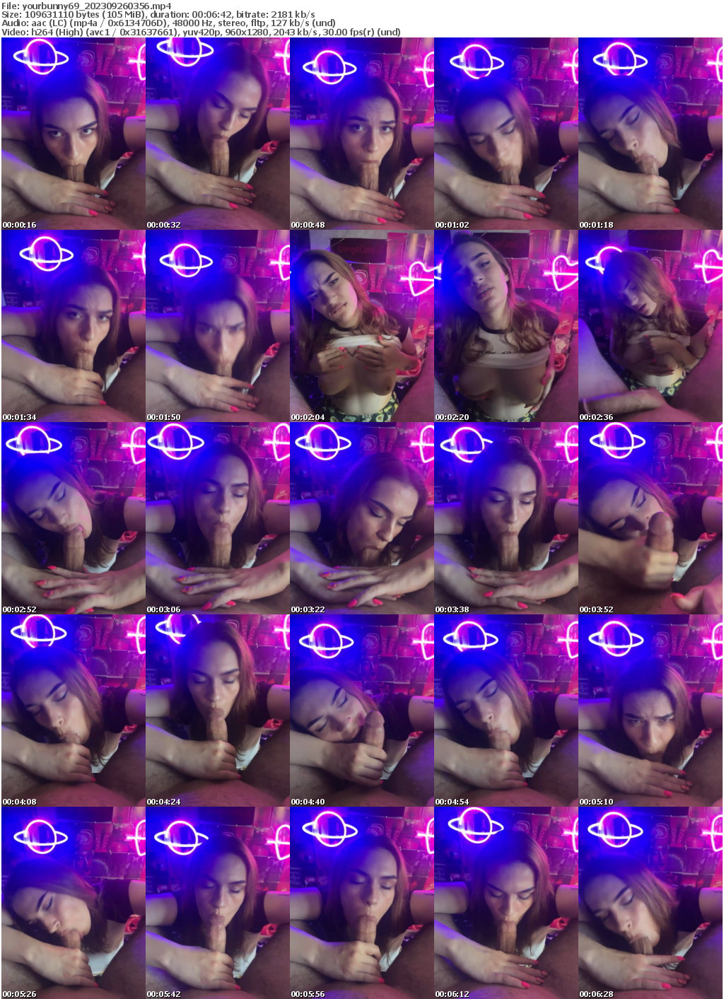 Preview thumb from yourbunny69 on 2023-09-26 @ bongacams