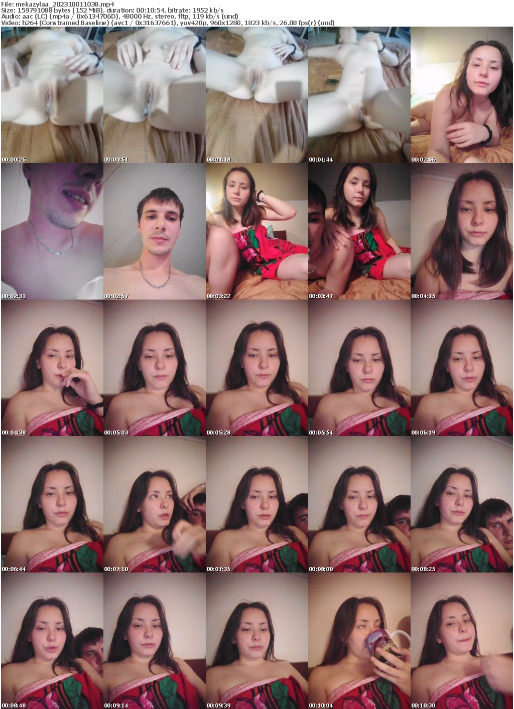 Preview thumb from mekazylaa on 2023-10-01 @ bongacams