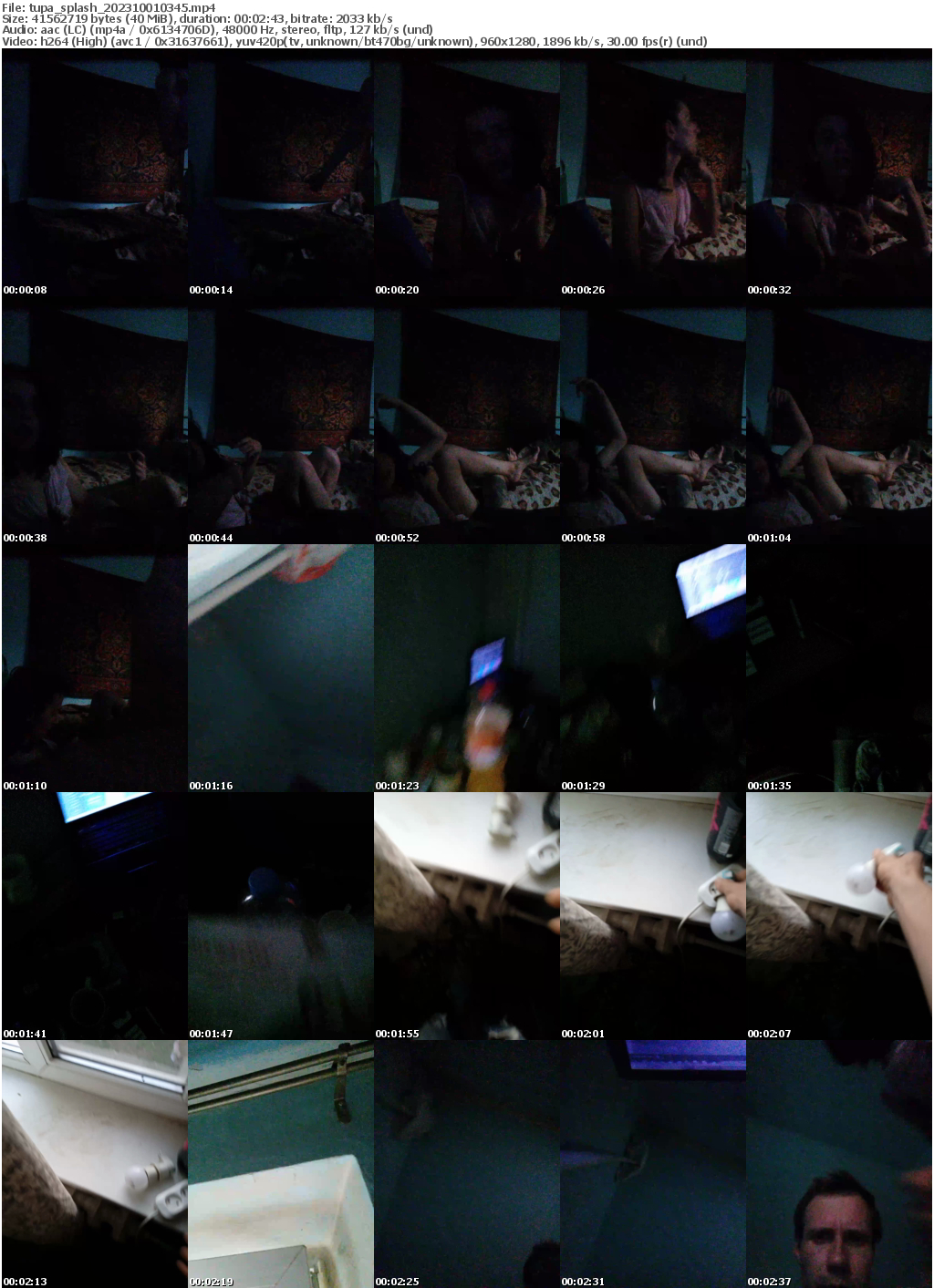 Preview thumb from tupa_splash on 2023-10-01 @ bongacams