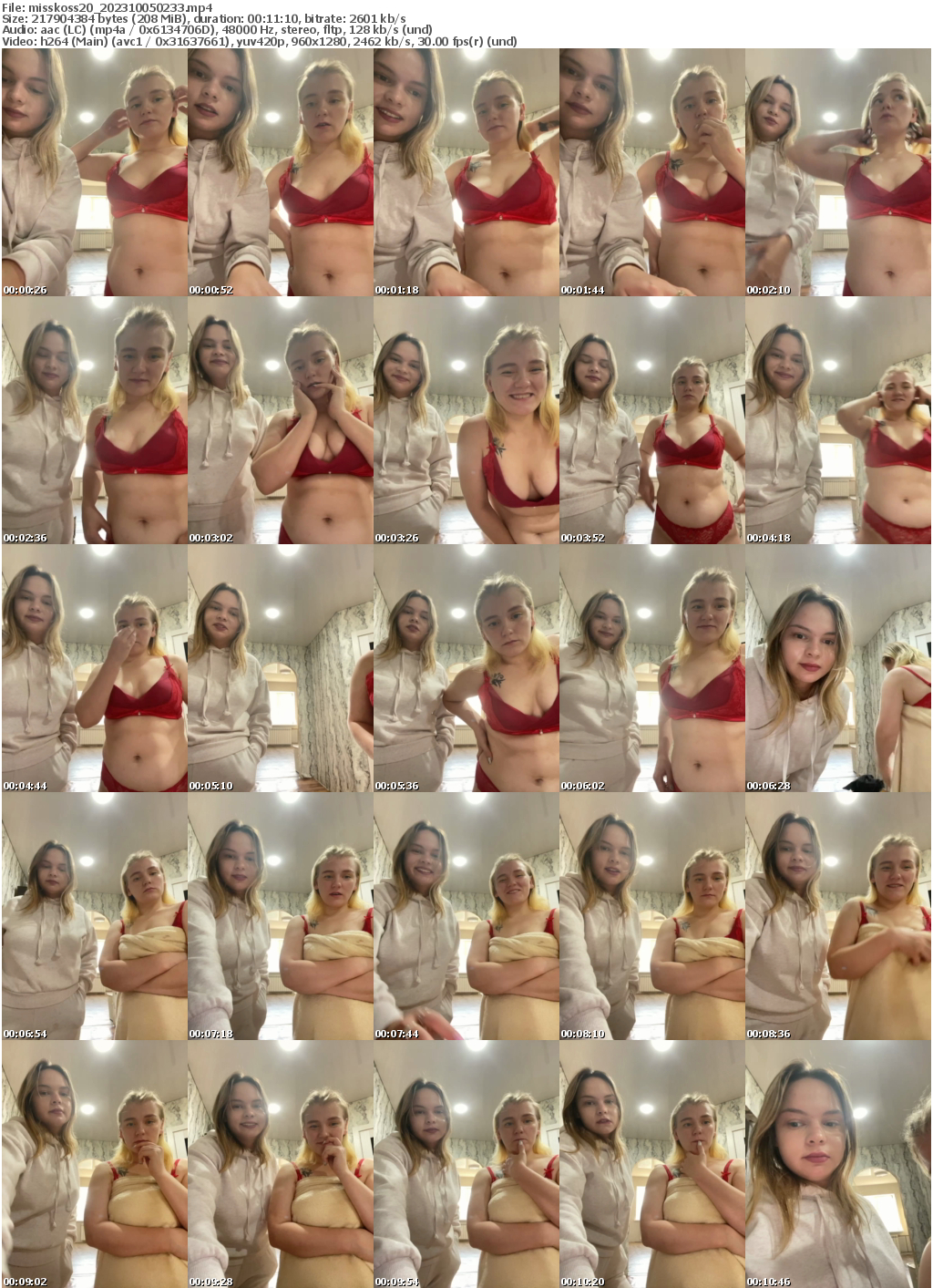 Preview thumb from misskoss20 on 2023-10-05 @ bongacams