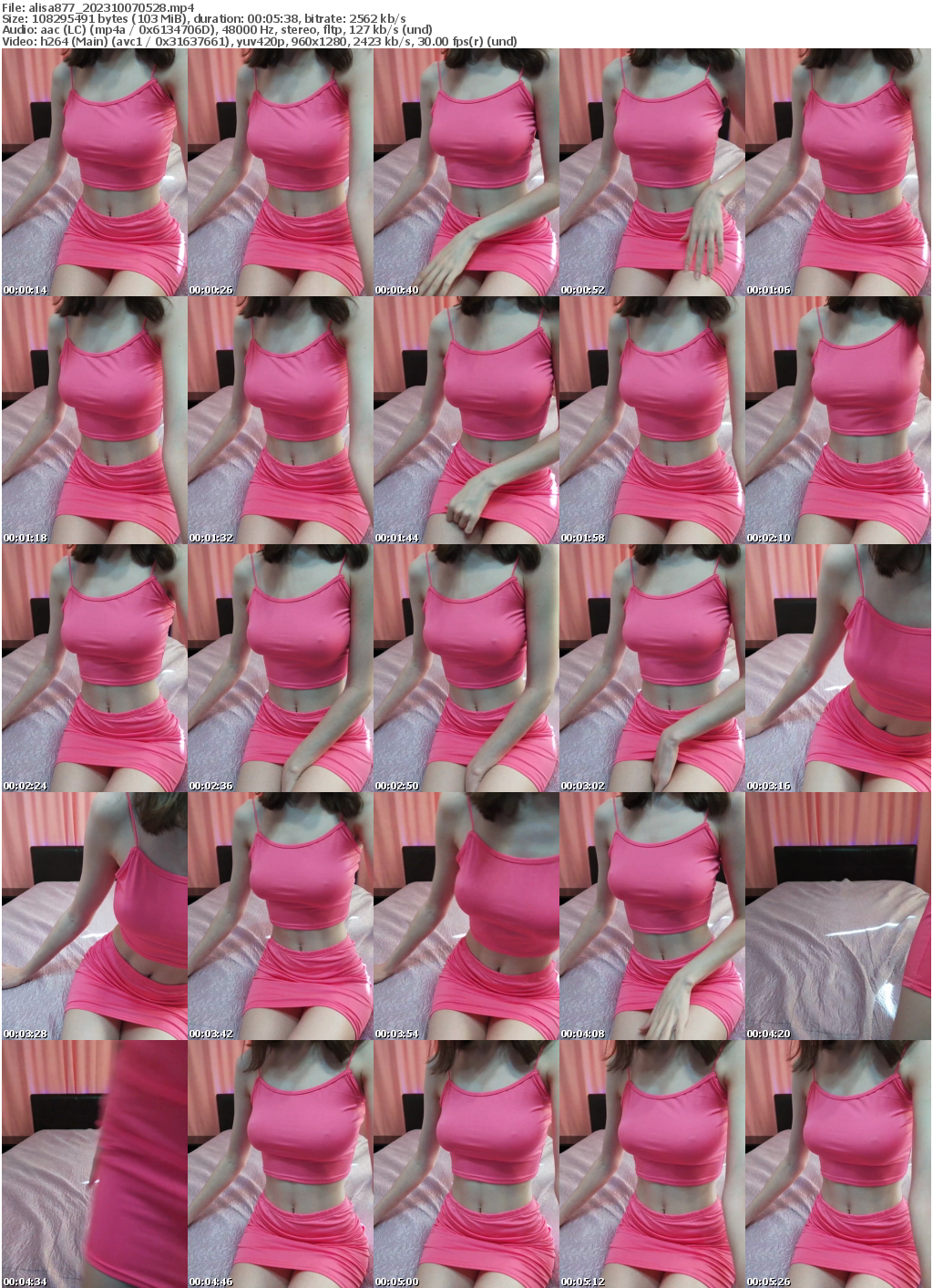 Preview thumb from alisa877 on 2023-10-07 @ bongacams