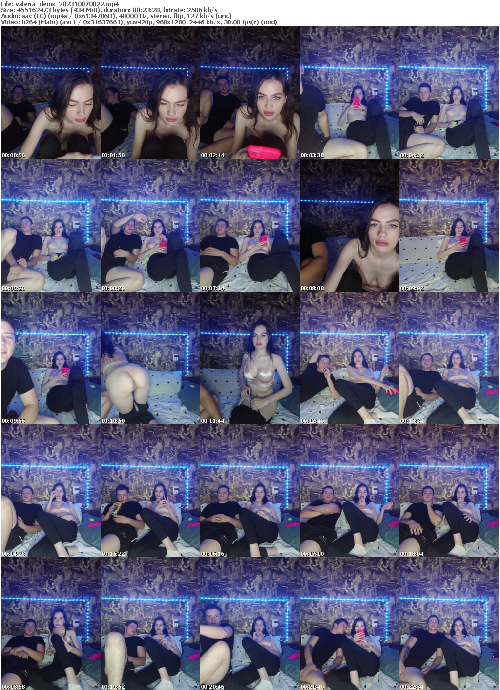 Preview thumb from valeria_denis on 2023-10-07 @ bongacams