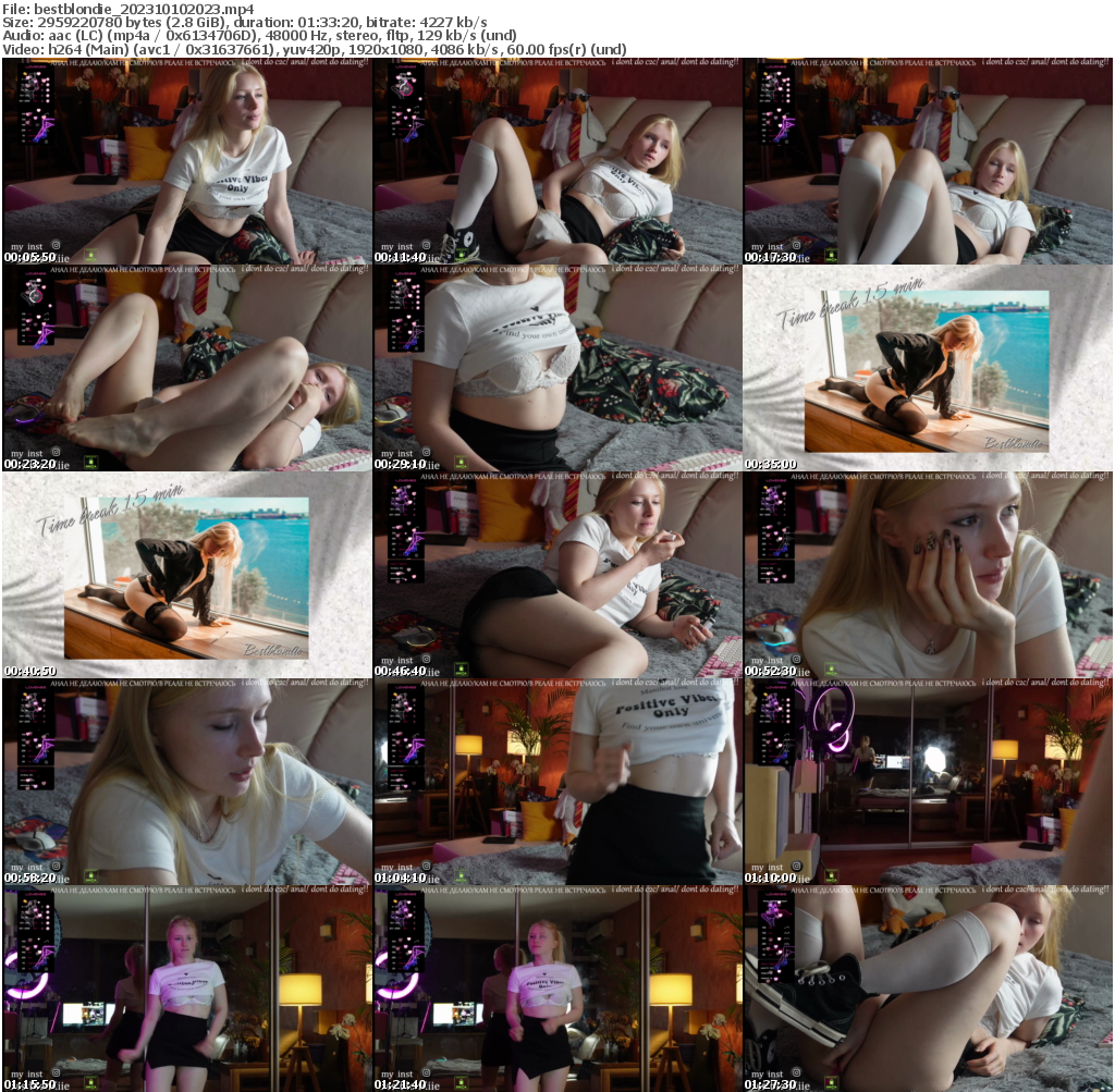 Preview thumb from bestblondie on 2023-10-10 @ bongacams