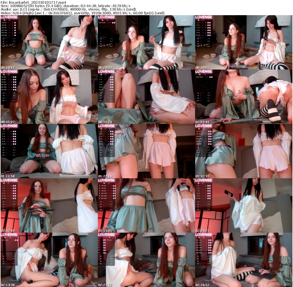 Preview thumb from lissaskarlet on 2023-10-10 @ bongacams