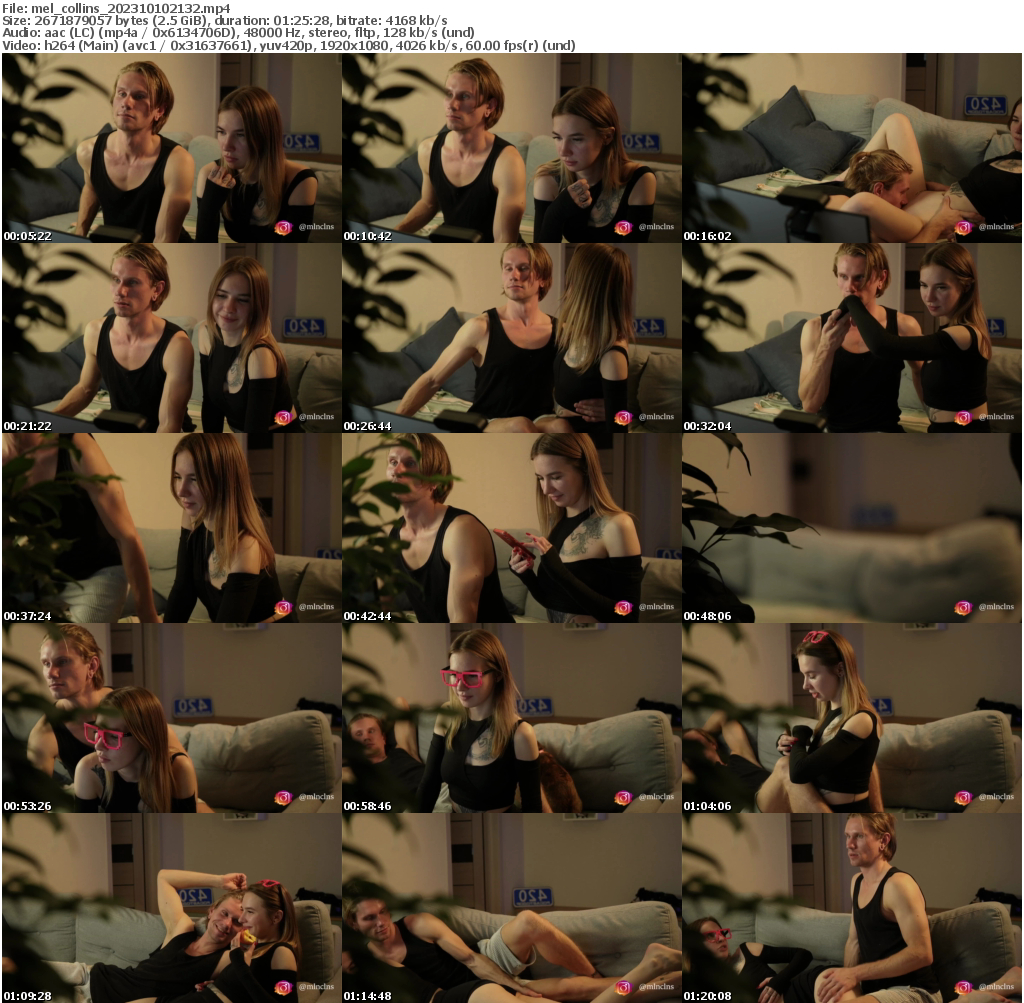 Preview thumb from mel_collins on 2023-10-10 @ bongacams