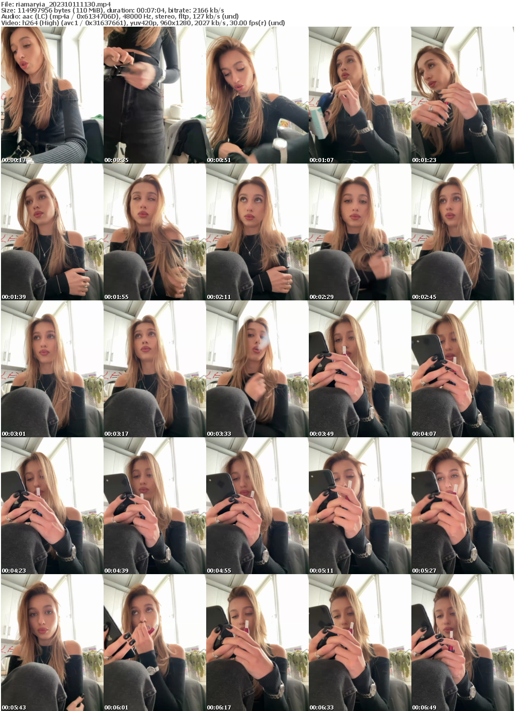 Preview thumb from riamaryia on 2023-10-11 @ bongacams