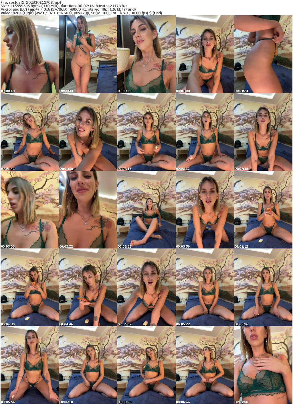 Preview thumb from soulgirl1 on 2023-10-11 @ bongacams