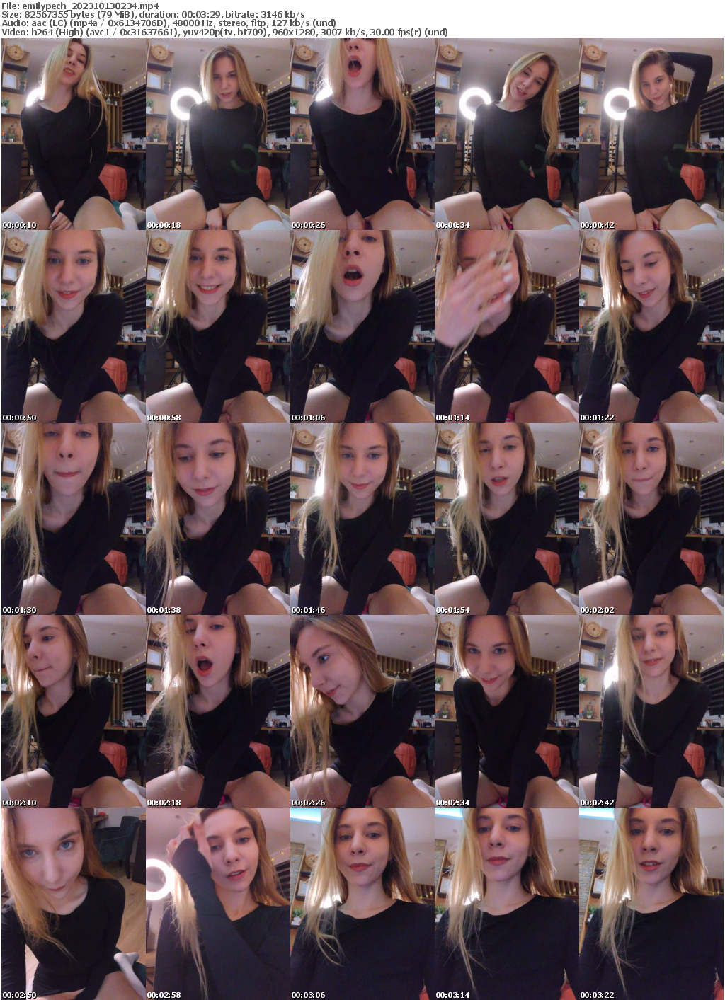 Preview thumb from emilypech on 2023-10-13 @ bongacams