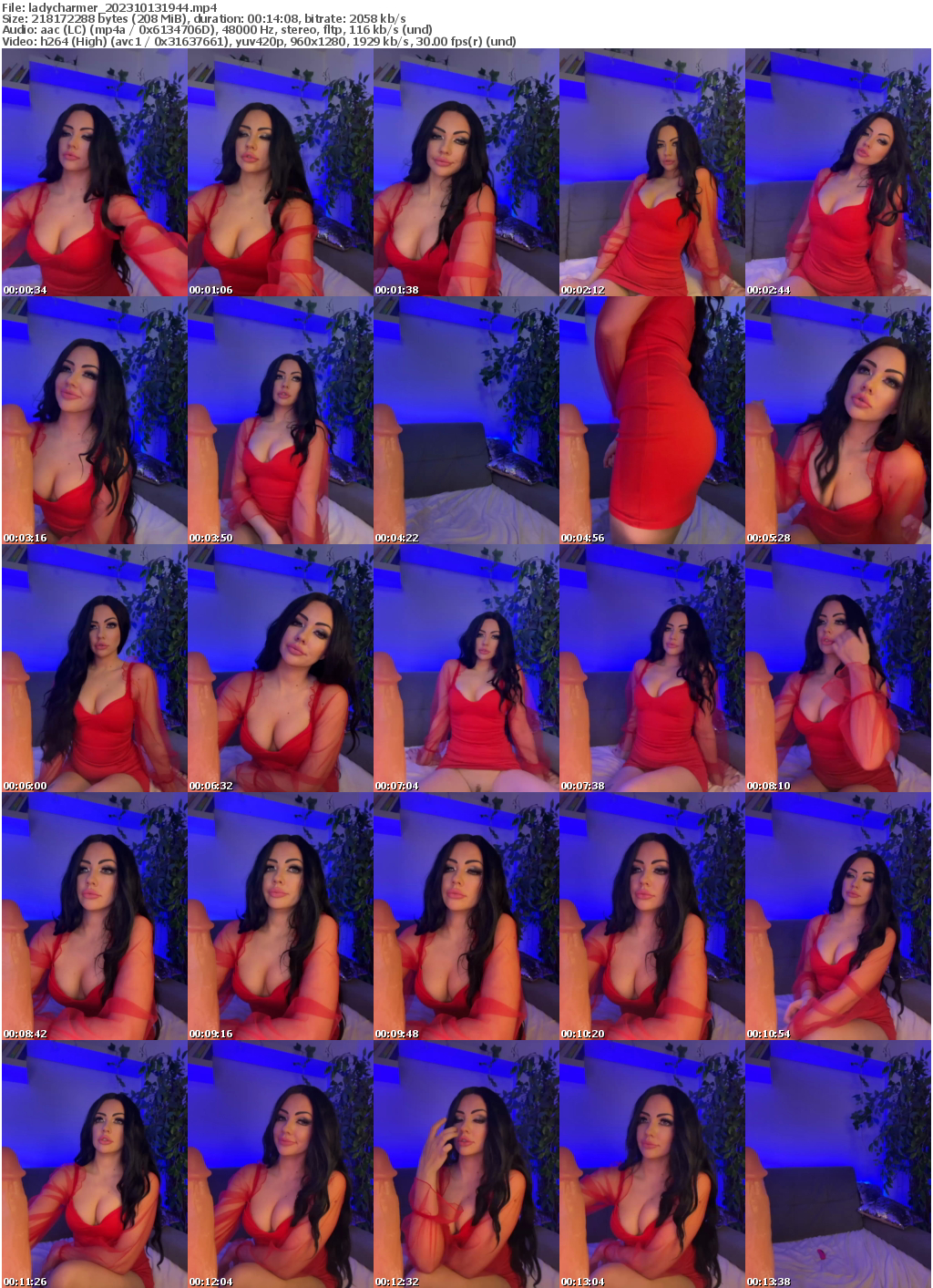 Preview thumb from ladycharmer on 2023-10-13 @ bongacams